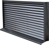 ADO Lamellenwand mit integrierter Fensterbank