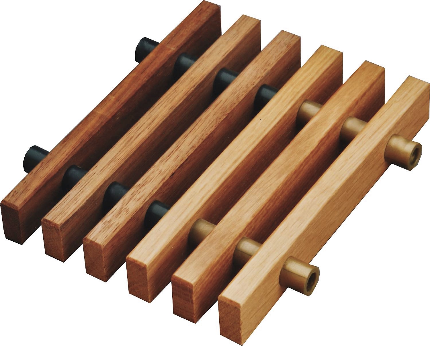 ADO Holz-Rollroste Heizungsroste H als Heizungsschachtabdeckung eloxiert