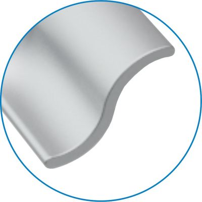 ADO Lüftungsgitter aus Aluminium LG-KS Profilquerschnitt